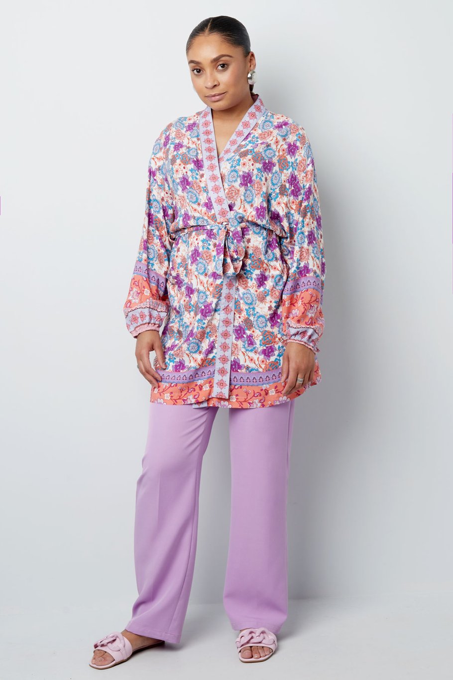 Kimono good vibes - morado Imagen5